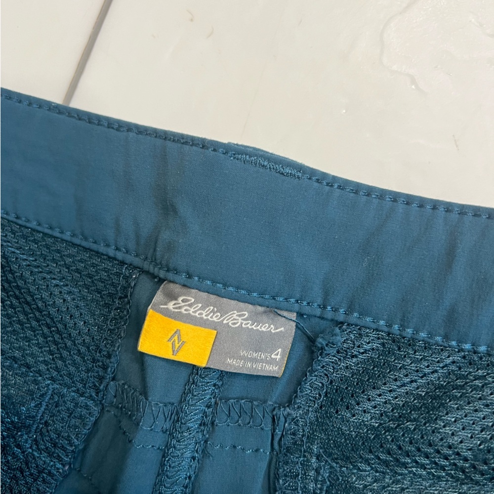 Eddie Bauer Blue Capris Casual Comfort - Picture 3 of 4